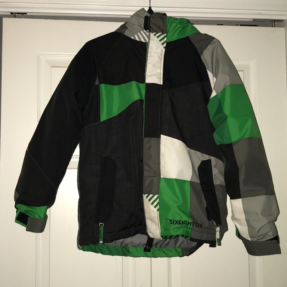 Young Men’s Color Block Winter Jacket
